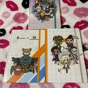 Tokidoki x Overwatch Character Notebooks